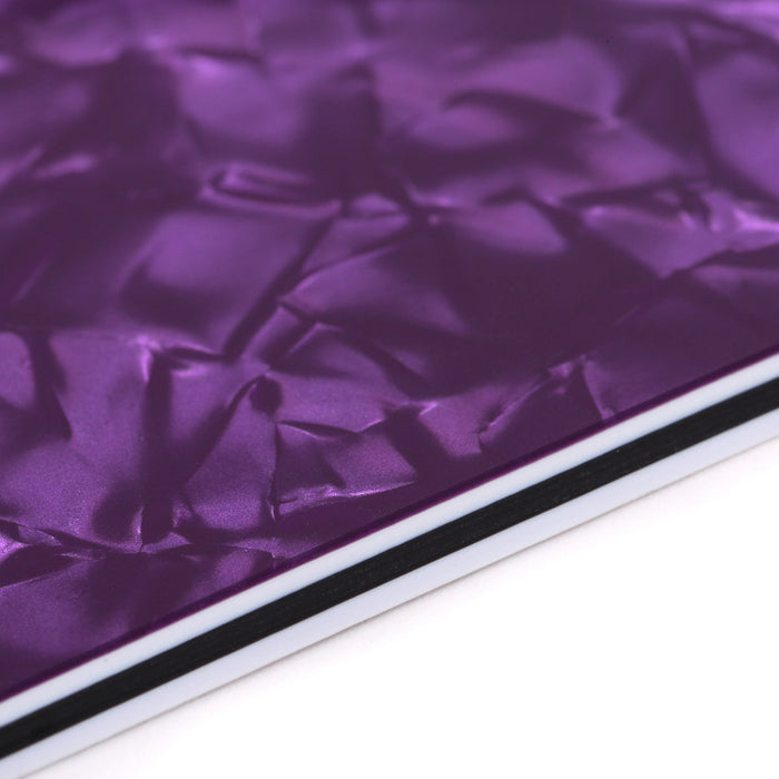 Musiclily Pro STタイプバックプレート モダンスタイル USA/メキシコFender Stratストラトエレキギター用 3プライ ホワイト