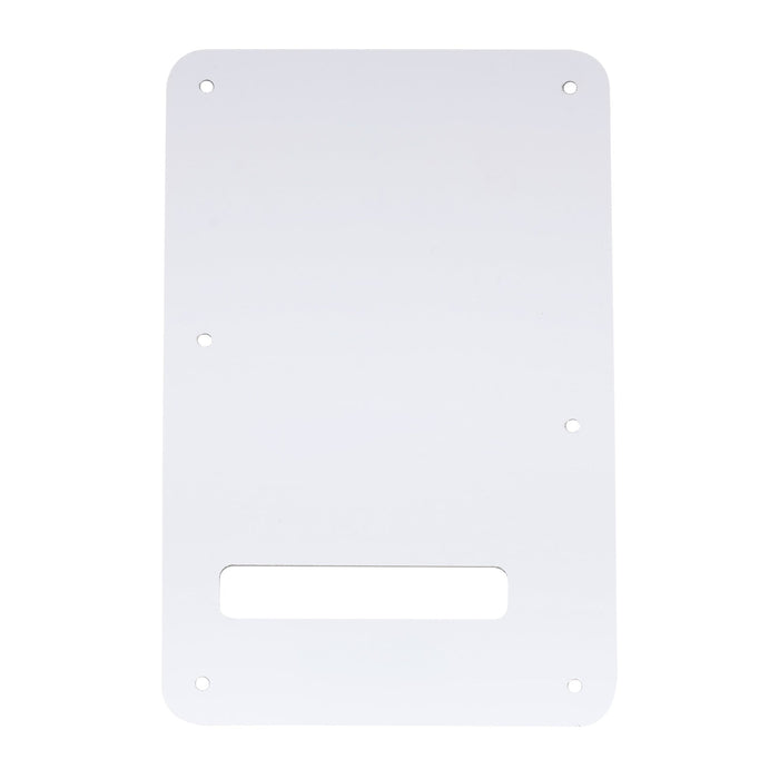 Musiclily Pro STタイプバックプレート モダンスタイル USA/メキシコFender Stratストラトエレキギター用 3プライ ホワイト