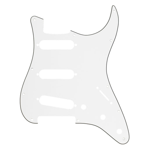 musiclily pro sss 11 hole strat guitar pickguard for fender usa mexican made standard strat modern style 1 3 4 ply mx0111