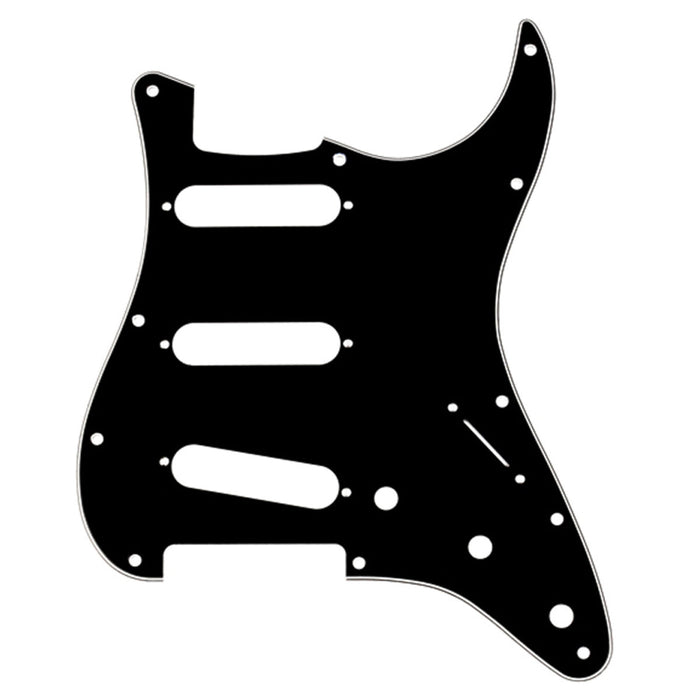 musiclily pro sss 11 hole strat guitar pickguard for fender usa mexican made standard strat modern style 1 3 4 ply mx0111