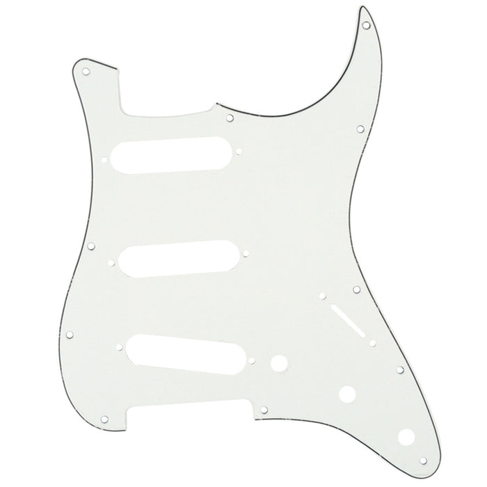 musiclily pro sss 11 hole strat guitar pickguard for fender usa mexican made standard strat modern style 1 3 4 ply mx0111
