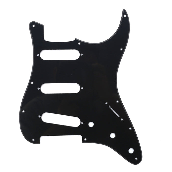 musiclily pro sss 11 hole strat guitar pickguard for fender usa mexican made standard strat modern style 1 3 4 ply mx0111