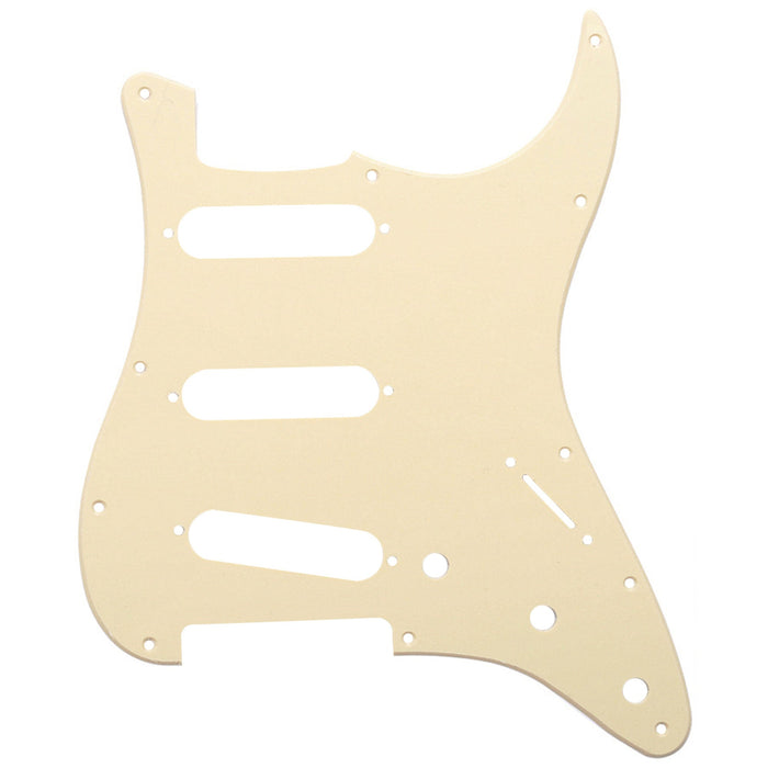 musiclily pro sss 11 hole strat guitar pickguard for fender usa mexican made standard strat modern style 1 3 4 ply mx0111