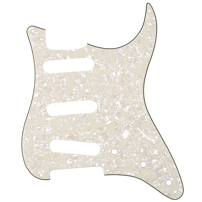 musiclily pro sss 11 hole strat guitar pickguard for fender usa mexican made standard strat modern style 1 3 4 ply mx0111