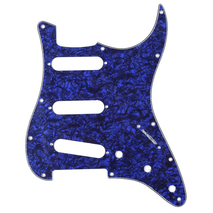 musiclily pro sss 11 hole strat guitar pickguard for fender usa mexican made standard strat modern style 1 3 4 ply mx0111