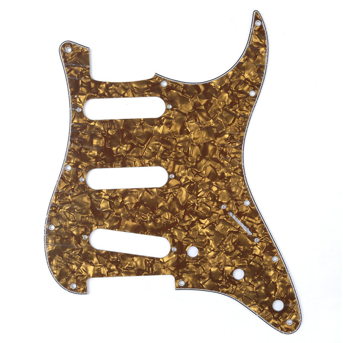 musiclily sss 11 hole strat guitar pickguard for fender usa mexican made standard stratocaster modern style mx0111p
