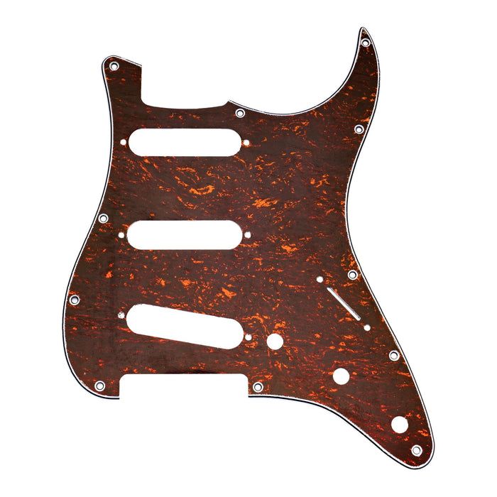 musiclily pro sss 11 hole strat guitar pickguard for fender usa mexican made standard strat modern style 1 3 4 ply mx0111
