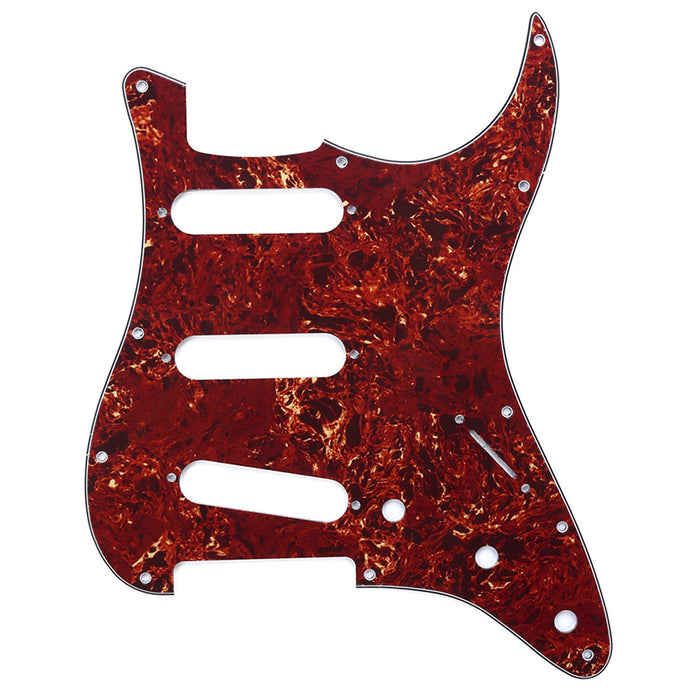 musiclily pro sss 11 hole strat guitar pickguard for fender usa mexican made standard strat modern style 1 3 4 ply mx0111