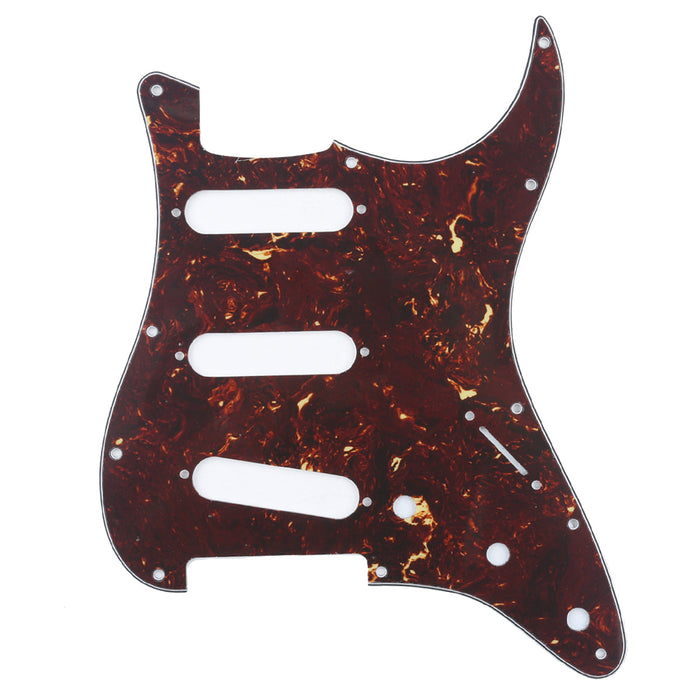 musiclily pro sss 11 hole strat guitar pickguard for fender usa mexican made standard strat modern style 1 3 4 ply mx0111