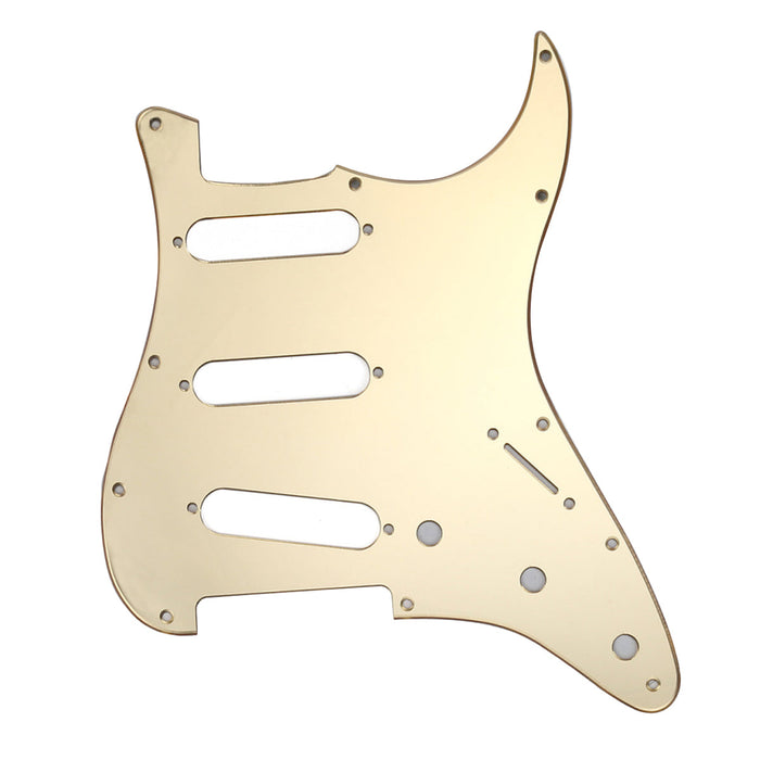 musiclily pro sss 11 hole strat guitar pickguard for fender usa mexican made standard strat modern style 1 3 4 ply mx0111