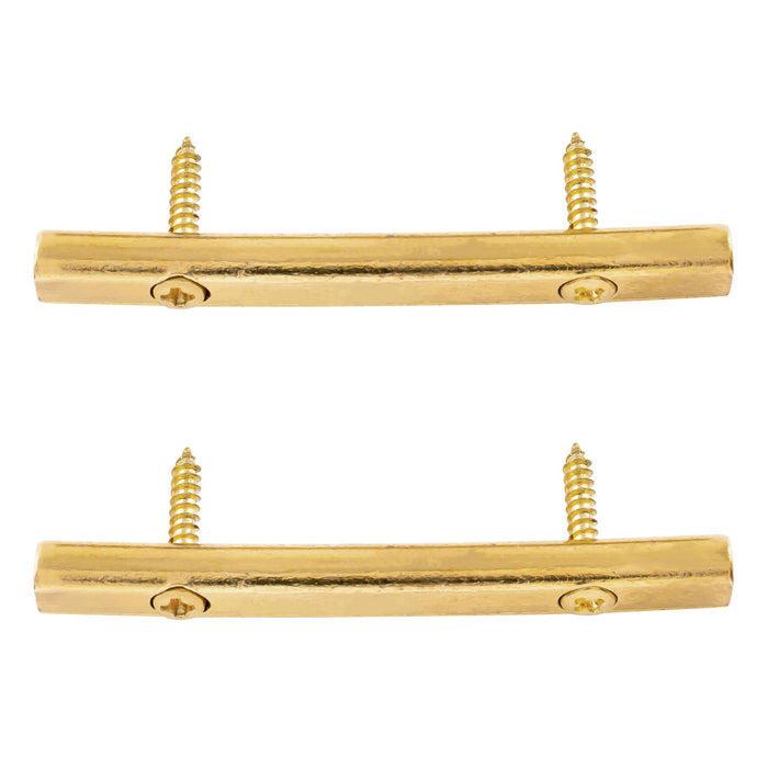 musiclily basic steel guitar string retainer bar for floyd rose tremolo system electric guitar m537 2p, 2 pcs