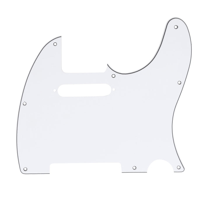 musiclily pro 8 hole tele guitar pickguard for usa mexican made fender standard telecaster modern style 1 3 4 ply mx0220p