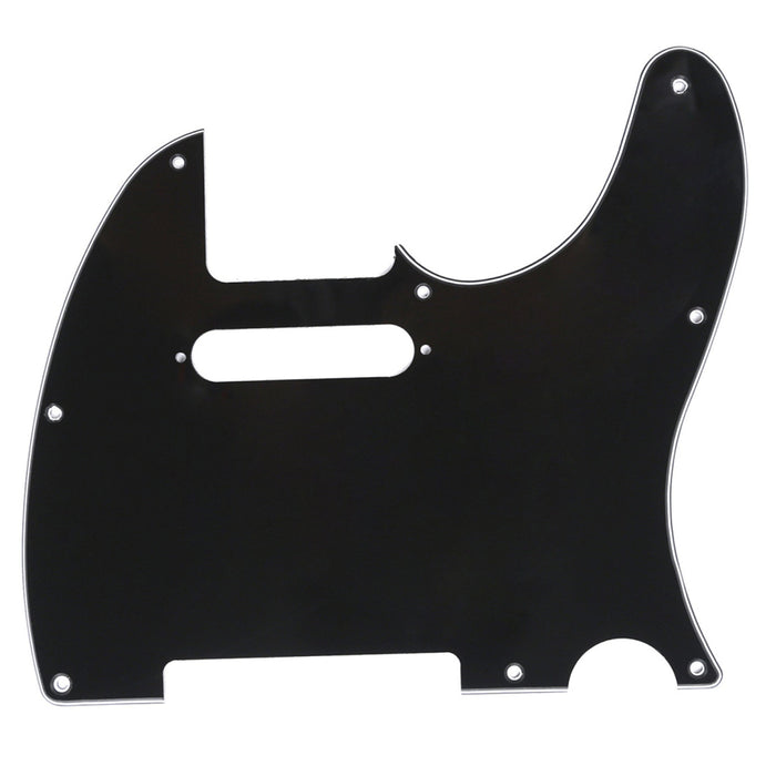 musiclily pro 8 hole tele guitar pickguard for usa mexican made fender standard telecaster modern style 1 3 4 ply mx0220p
