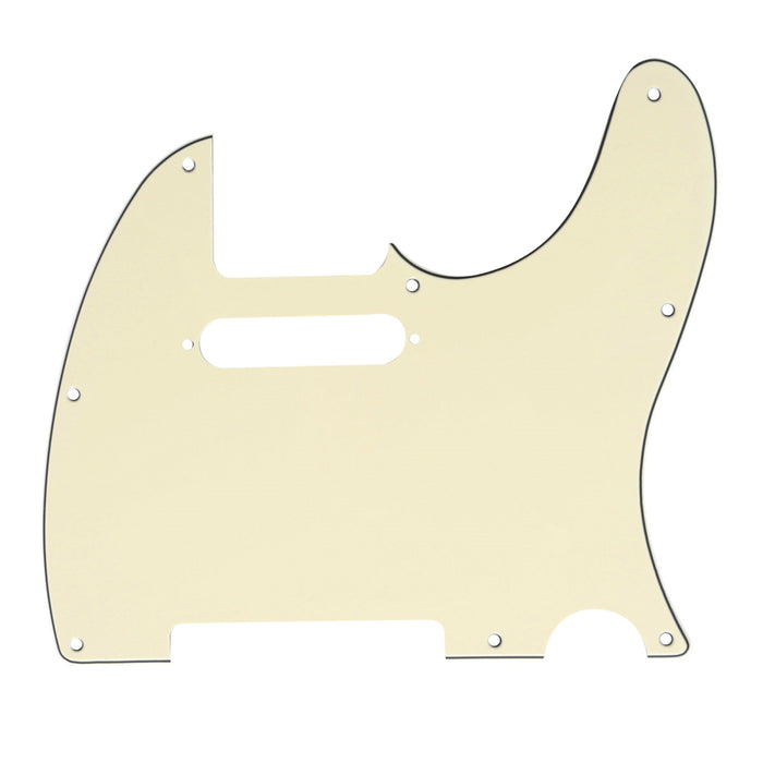 musiclily pro 8 hole tele guitar pickguard for usa mexican made fender standard telecaster modern style 1 3 4 ply mx0220p