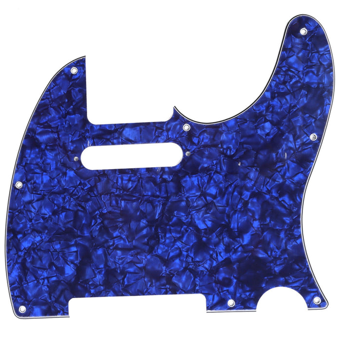 musiclily pro 8 hole tele guitar pickguard for usa mexican made fender standard telecaster modern style 1 3 4 ply mx0220p