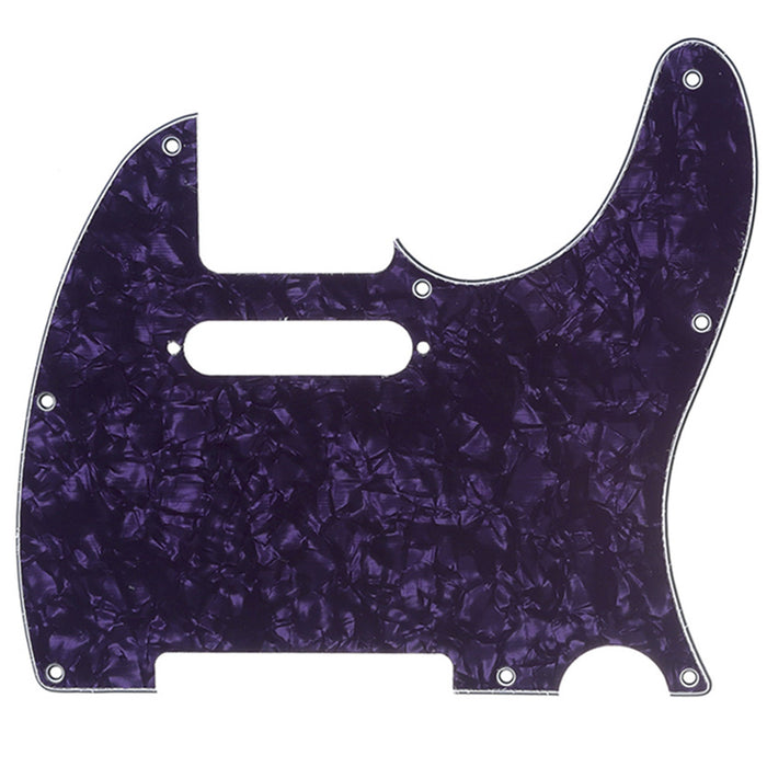 musiclily pro 8 hole tele guitar pickguard for usa mexican made fender standard telecaster modern style 1 3 4 ply mx0220p