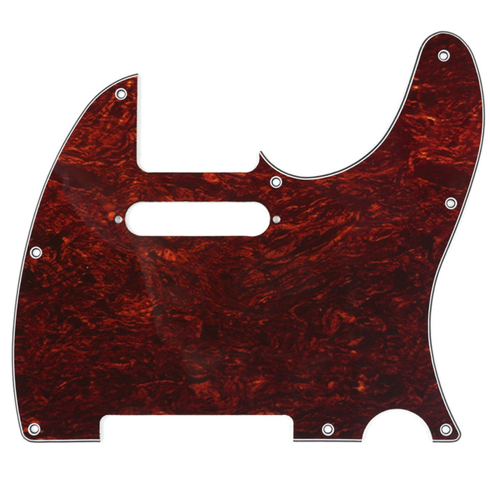 musiclily pro 8 hole tele guitar pickguard for usa mexican made fender standard telecaster modern style 1 3 4 ply mx0220p