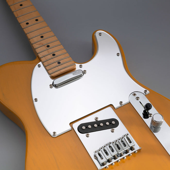 Musiclily Pro 8-Loch-Tele-Gitarren-Pickguard für US-amerikanisch/mexikanisch hergestellte Fender Standard Telecaster im modernen Stil, 1/3/4-Lagen
