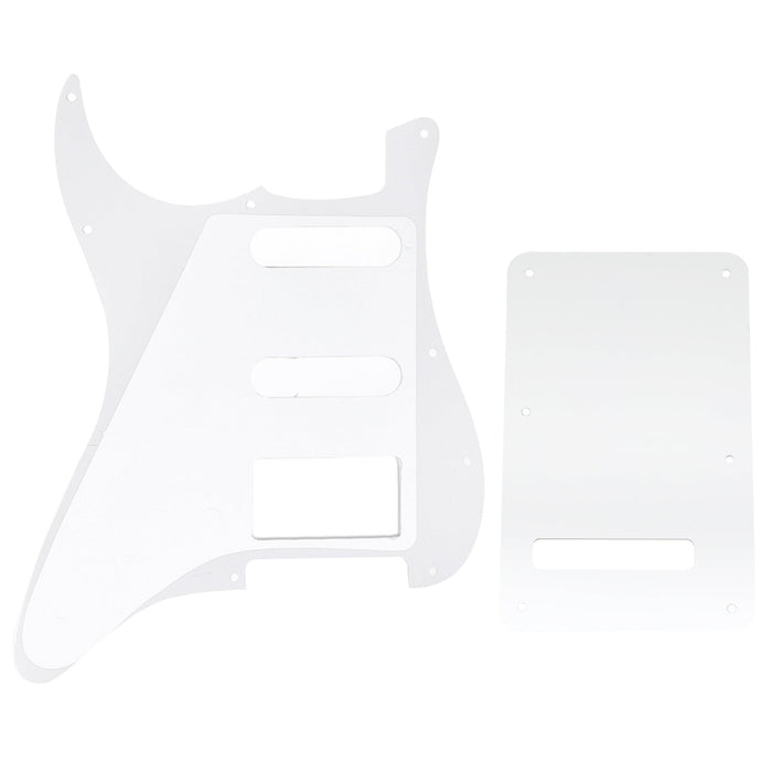 Part of musiclily pro ssh 11 hole strat guitar pickguard and backplate set for fender usa mexican standard stratocaster modern style 1 3 4ply mx0310mx0021p