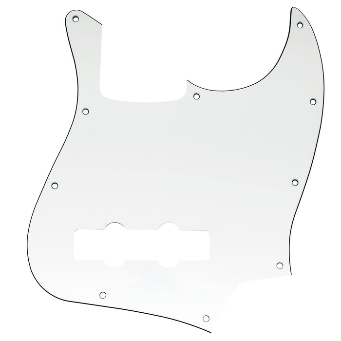 musiclily pro 10 hole j bass pickguard for fender american mexican made standard jazz bass 1 3 4 ply mx0400p