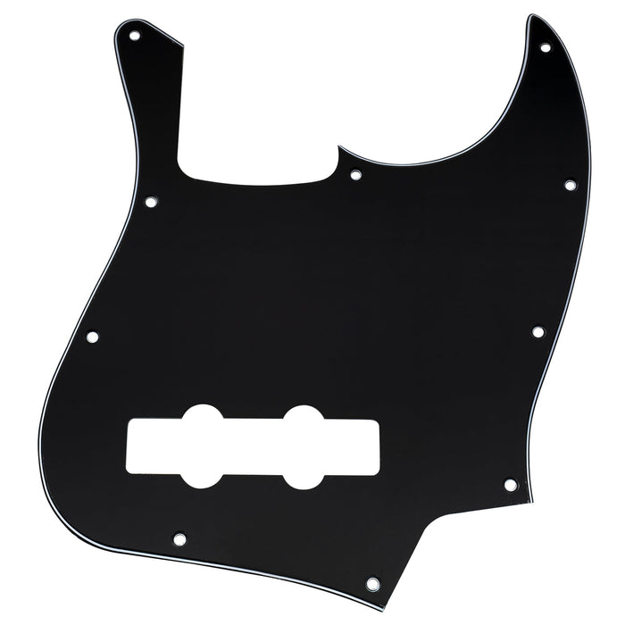 musiclily pro 10 hole j bass pickguard for fender american mexican made standard jazz bass 1 3 4 ply mx0400p