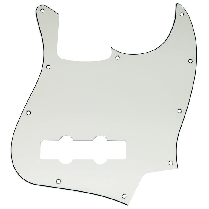 musiclily pro 10 hole j bass pickguard for fender american mexican made standard jazz bass 1 3 4 ply mx0400p