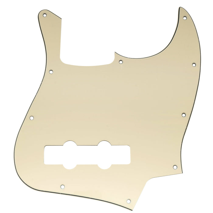 musiclily pro 10 hole j bass pickguard for fender american mexican made standard jazz bass 1 3 4 ply mx0400p