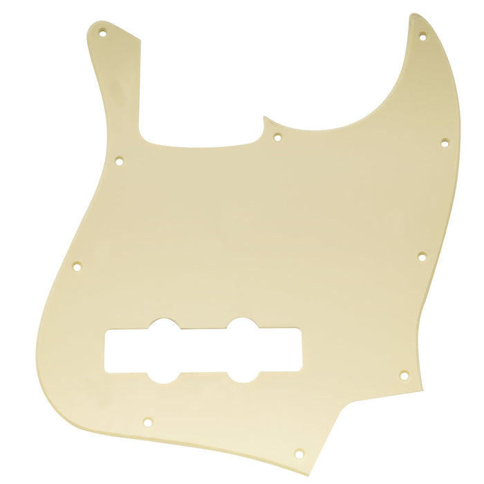 musiclily pro 10 hole j bass pickguard for fender american mexican made standard jazz bass 1 3 4 ply mx0400p