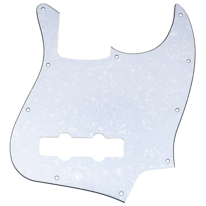 musiclily pro 10 hole j bass pickguard for fender american mexican made standard jazz bass 1 3 4 ply mx0400p