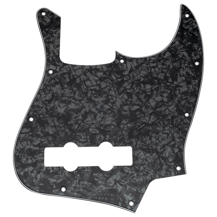musiclily pro 10 hole j bass pickguard for fender american mexican made standard jazz bass 1 3 4 ply mx0400p