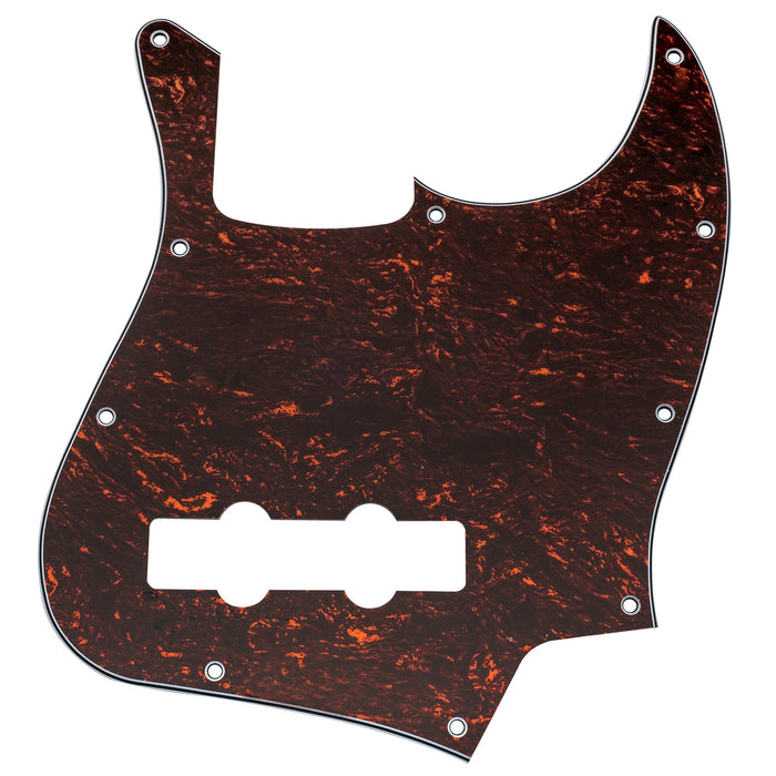 musiclily pro 10 hole j bass pickguard for fender american mexican made standard jazz bass 1 3 4 ply mx0400p