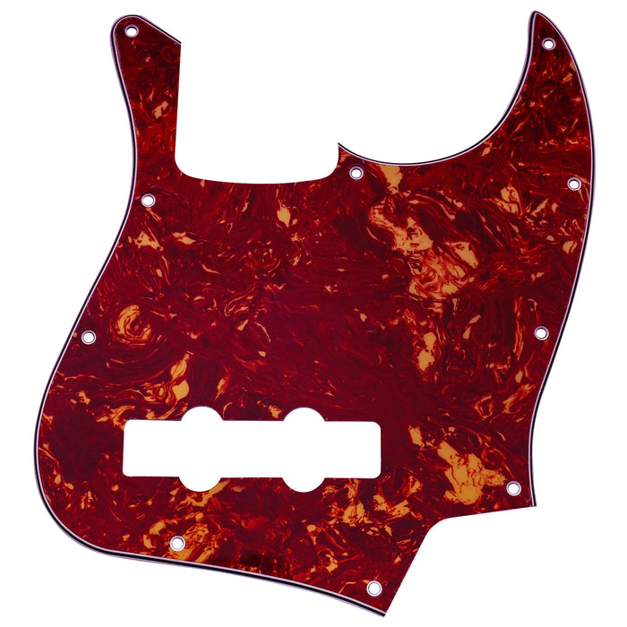 musiclily pro 10 hole j bass pickguard for fender american mexican made standard jazz bass 1 3 4 ply mx0400p