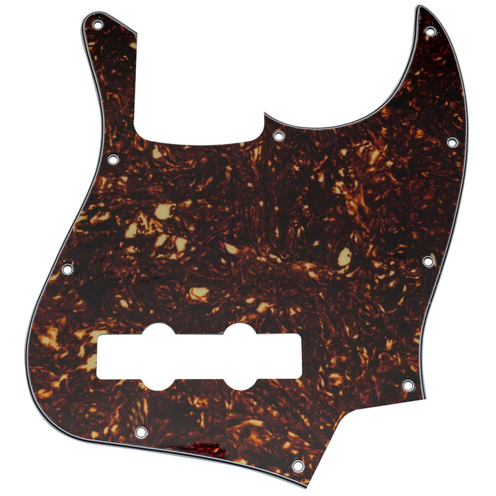 musiclily pro 10 hole j bass pickguard for fender american mexican made standard jazz bass 1 3 4 ply mx0400p