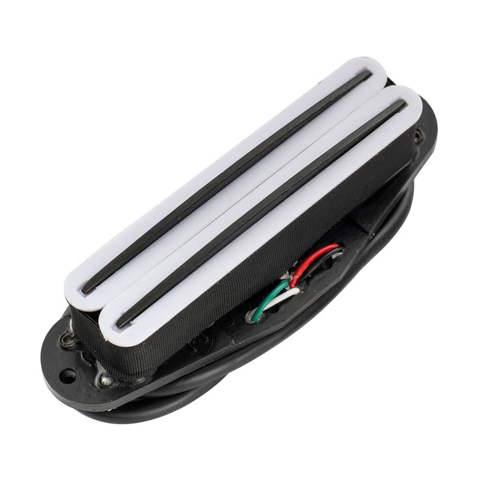 musiclily basic rail blade ceramic single coil sized humbucker pickup for strat style electric guitar m533p, black