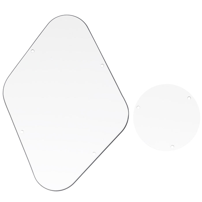 Part of musiclily pro lp backplate and switch cover set compatible with usa lp style 1 3 4 ply mx0472p