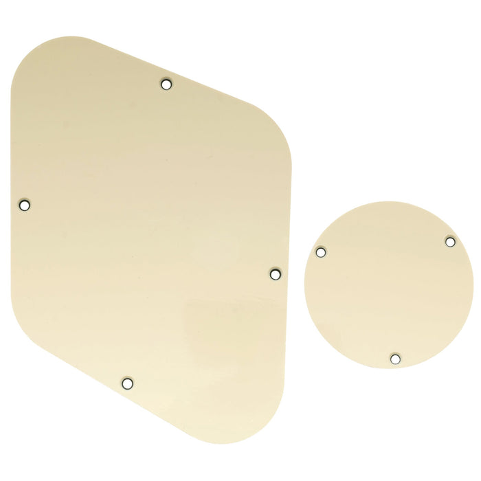 musiclily pro lp backplate and switch cover set compatible with usa lp style 1 3 4 ply mx0472p