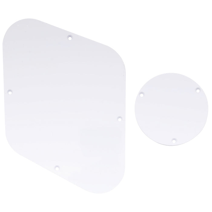 musiclily pro lp backplate and switch cover set compatible with usa lp style 1 3 4 ply mx0472p