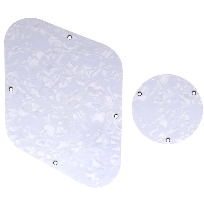 musiclily pro lp backplate and switch cover set compatible with usa lp style 1 3 4 ply mx0472p