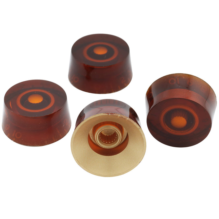 Musiclily Basic Metric Coarse 18-Spline Guitar Knobs Tone Volume Speed Control Knobs for Epiphone LP SG Style Electric Guitar, Set of 4