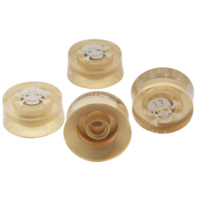 Musiclily Basic Metric Coarse 18-Spline Guitar Knobs Tone Volume Speed Control Knobs for Epiphone LP SG Style Electric Guitar, Set of 4