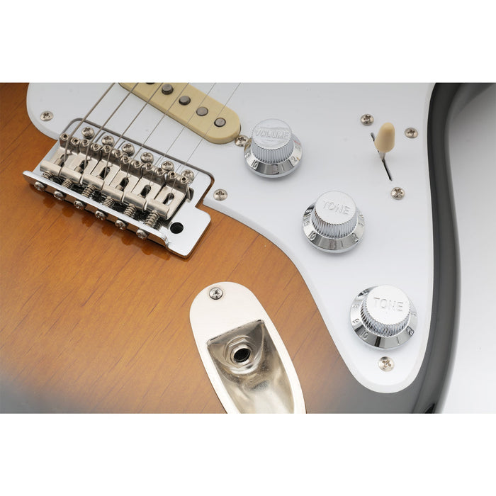 Perillas de control Musiclily Basic Coarse de 18 estrías para guitarra eléctrica estilo Strat importada, 2T+1V