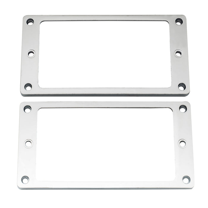 musiclily basic flat profile metal guitar humbucker pickup mounting rings mx0643 2p