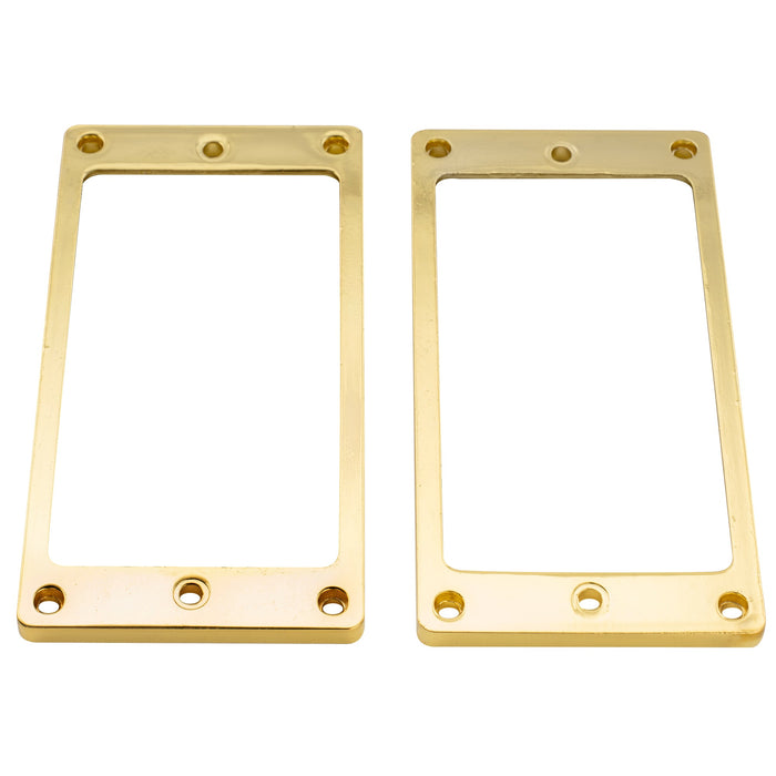 musiclily basic flat profile metal guitar humbucker pickup mounting rings mx0643 2p, 2 pcs