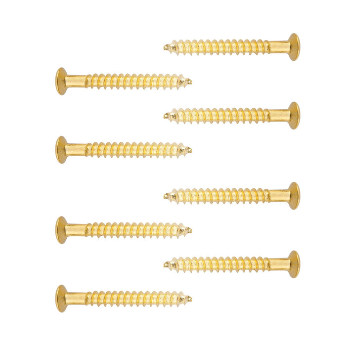 Musiclily Basic 5 x 45 mm Befestigungsschrauben für Gitarrenhalsplatten, 8 Stück