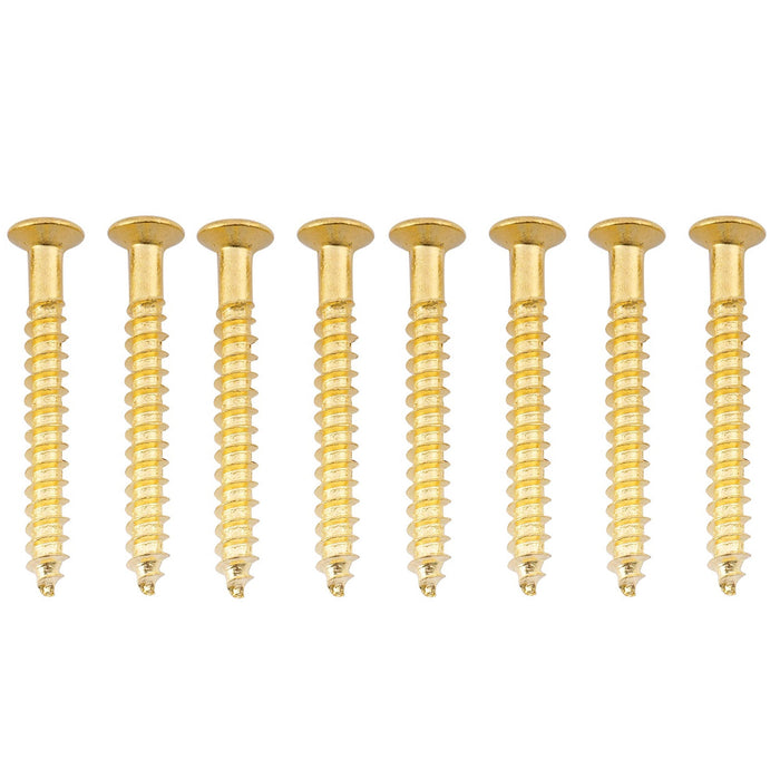 musiclily basic 5 45mm guitar neck plate mounting screws 8 pieces m548 8p, 8 pcs
