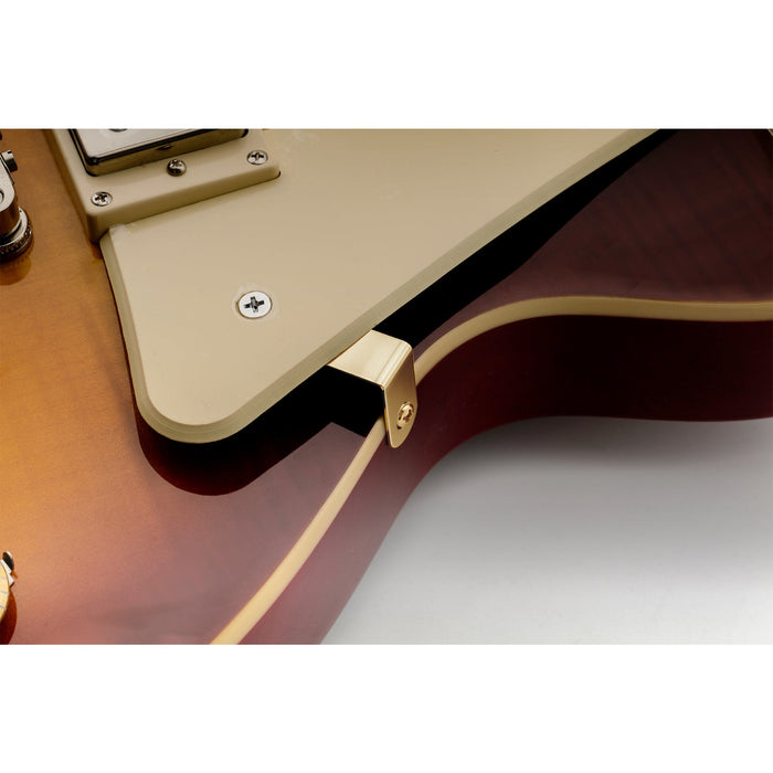 Application of musiclily basic steel pickguard bracket support for lp style guitar m237p