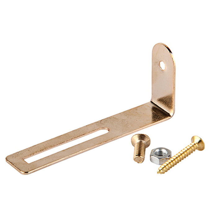 details of musiclily basic steel pickguard bracket support for lp style guitar m237p