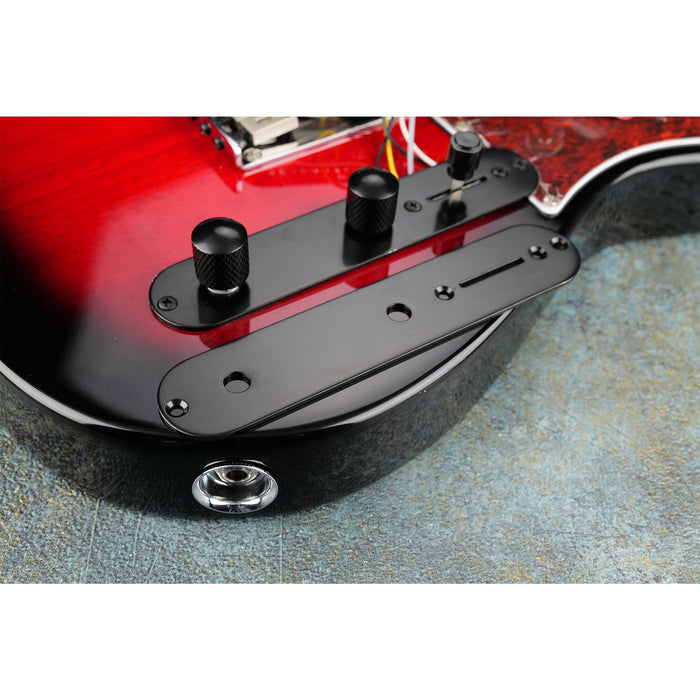 Application of musiclily basic 32mm steel tl control plate for squier tele style guitar m550p