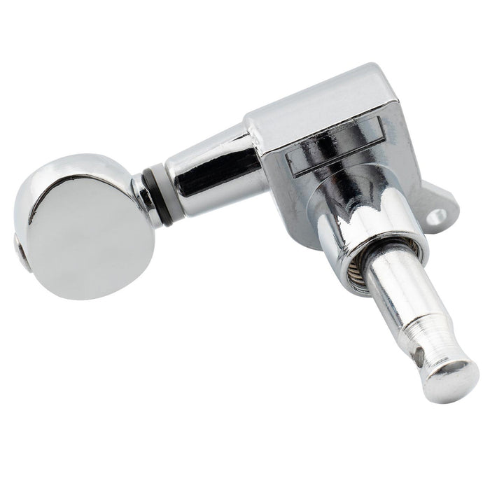 musiclily basic 6 in line guitar sealed tuners tuning pegs keys machine heads set vintage oval button mx0693 6 details