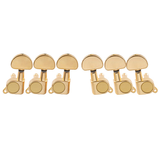 3r3l 15 1 ratio full sealed machine heads for acoustic electric guitar tuning keys 45 degree screw tuners pegs half moon button m555 3m762 3